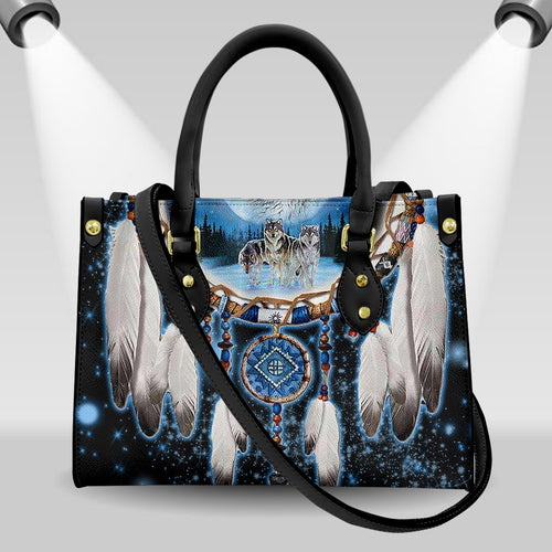 Womens Casual Crossbody Bags - Dreamcatcher Pattern