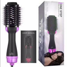 Load image into Gallery viewer, One Step 4-IN-1 Rotating Hot air Brush - Hair Blow Dryer &amp; Volumizer 1000W