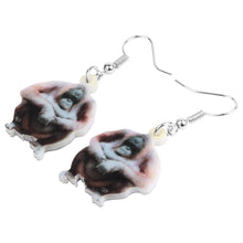Load image into Gallery viewer, Acrylic Orangutan Earrings