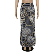 Laden Sie das Bild in den Galerie-Viewer, Womens Gorgeous Design Printed Long Maxi Skirt