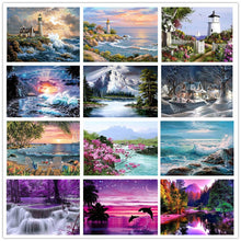 Load image into Gallery viewer, 5D DIY Landscapes Diamond Paintings