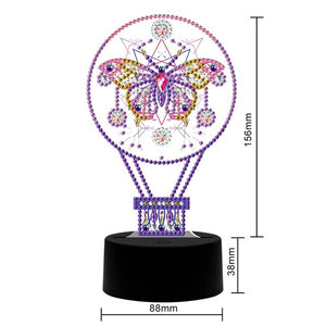 New Design - 7 Colours LED 5D Diamond Painting Table Lamps