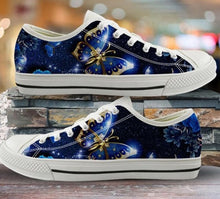 Load image into Gallery viewer, Gorgeous 3D Butterfly Patterned Canvas Shoes